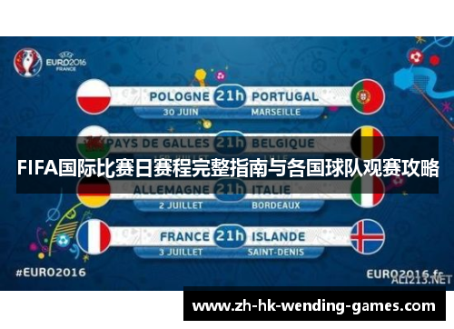 FIFA国际比赛日赛程完整指南与各国球队观赛攻略